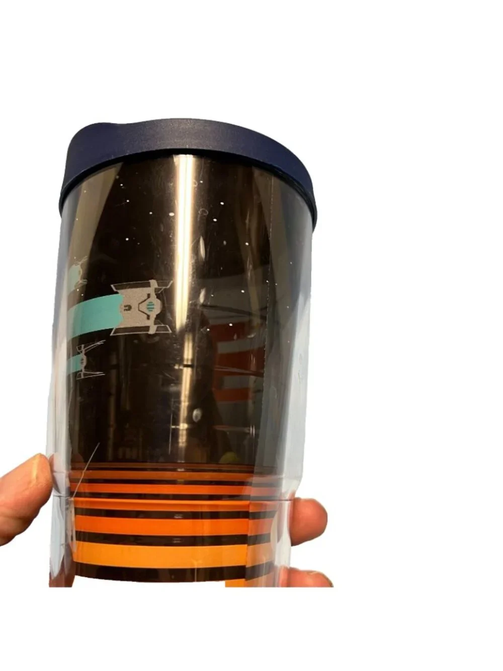 Star Wars Tervis Tumbler With Blue Lid 24 oz Vader Luke Leia Han Chewbacca Obi